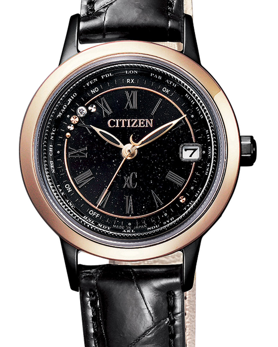 Citizen Xc Ladies EcoDrive Gray Black Dial Super Titanium Watch Citizen